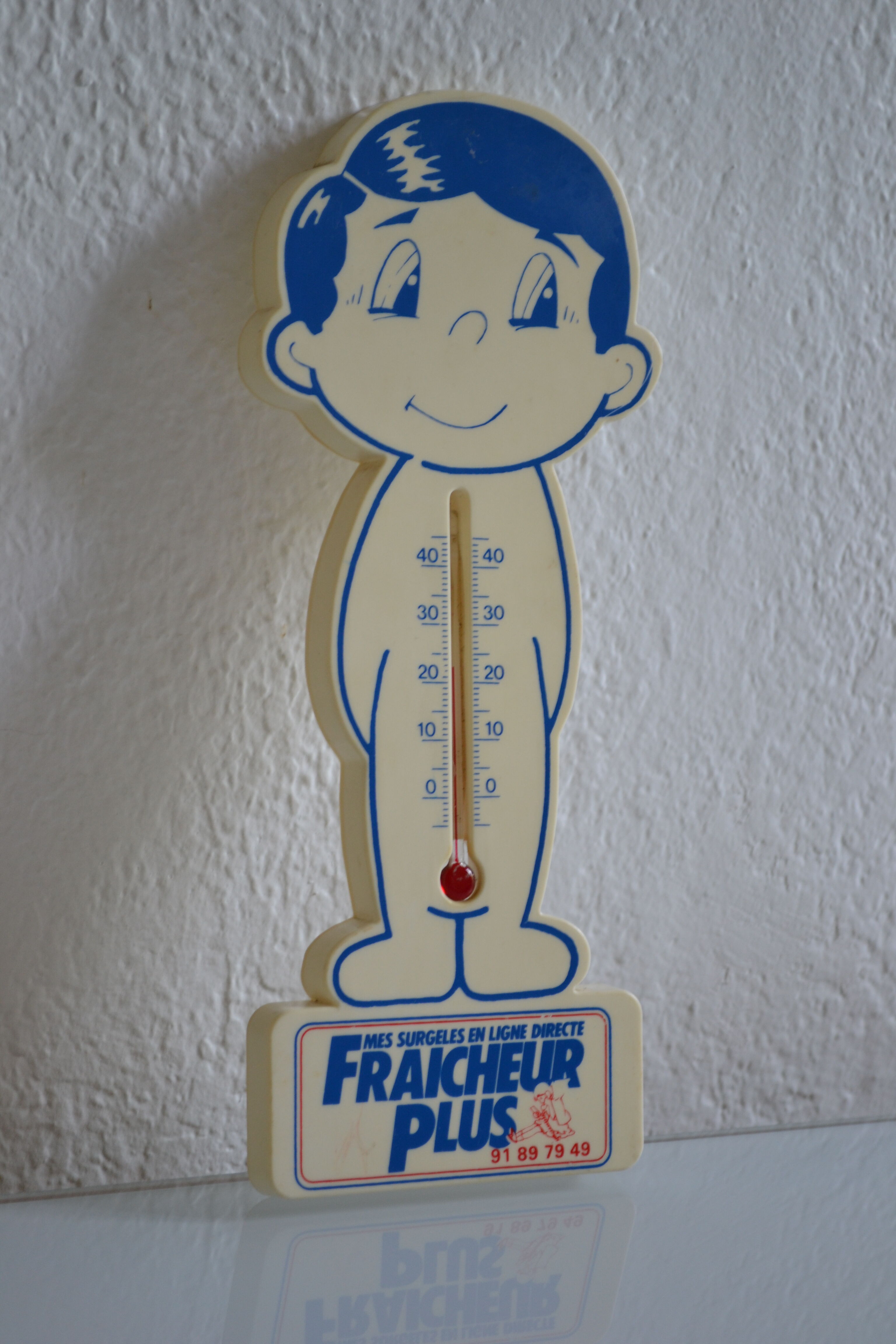 Vintage advertising thermometer