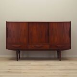 Buffet haut en teck, design danois, années 1970, fabriqué par ES Møbler