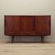 Buffet haut en teck, design danois, années 1970, fabriqué par ES Møbler
