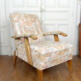 Pair of Important Adjustable Armchairs, French Design, Circa 1950
