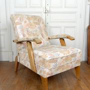 Paire d'Importants Fauteuils Réglables, Design Français, Circa 1950