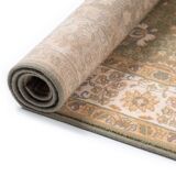 Tapis oriental vert 200x300 cm en laine