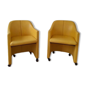 Pair of armchairs PS 142, eugénio Gerli design for tecno 60s