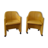 Pair of armchairs PS 142, eugénio Gerli design for tecno 60s