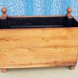 Old solid teak flower box