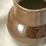 Handmade ceramic pitcher - brown and marbled colours