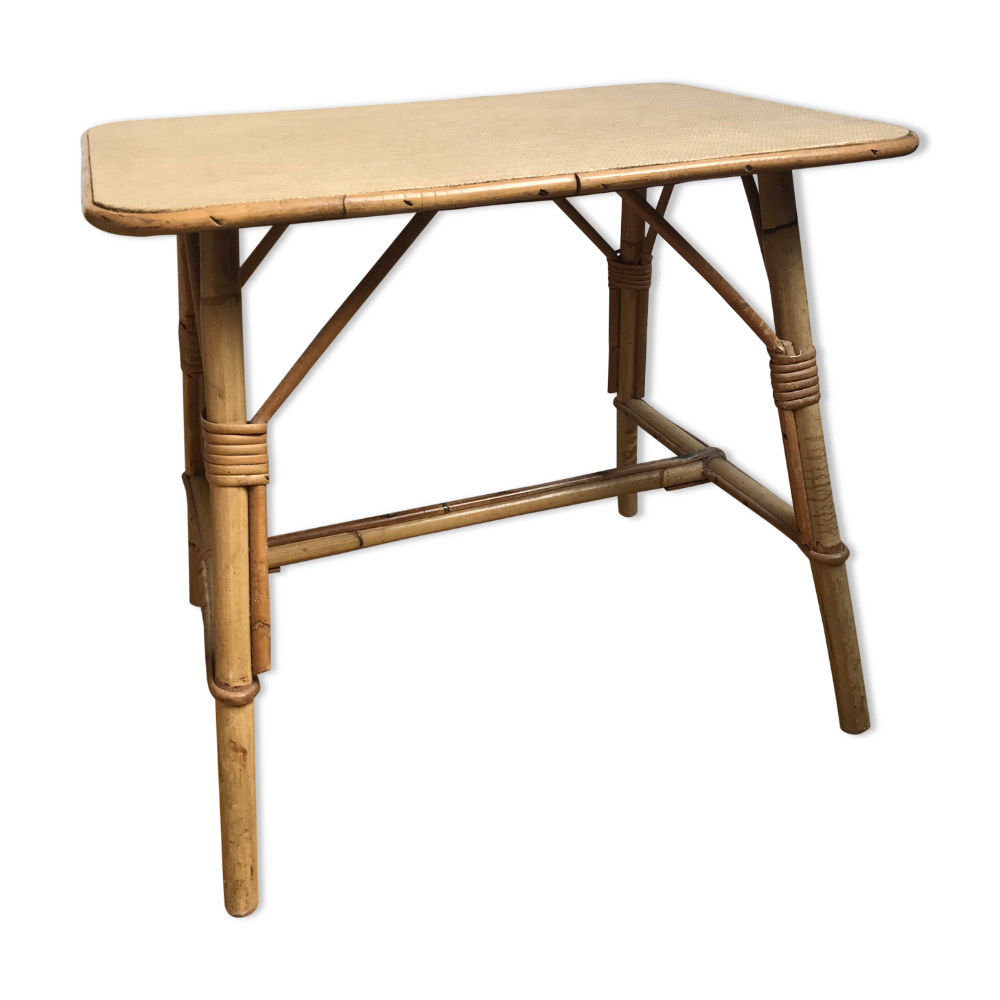 Ratin side table