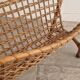 Rattan Magazine Rack, Bamboo, France 1975