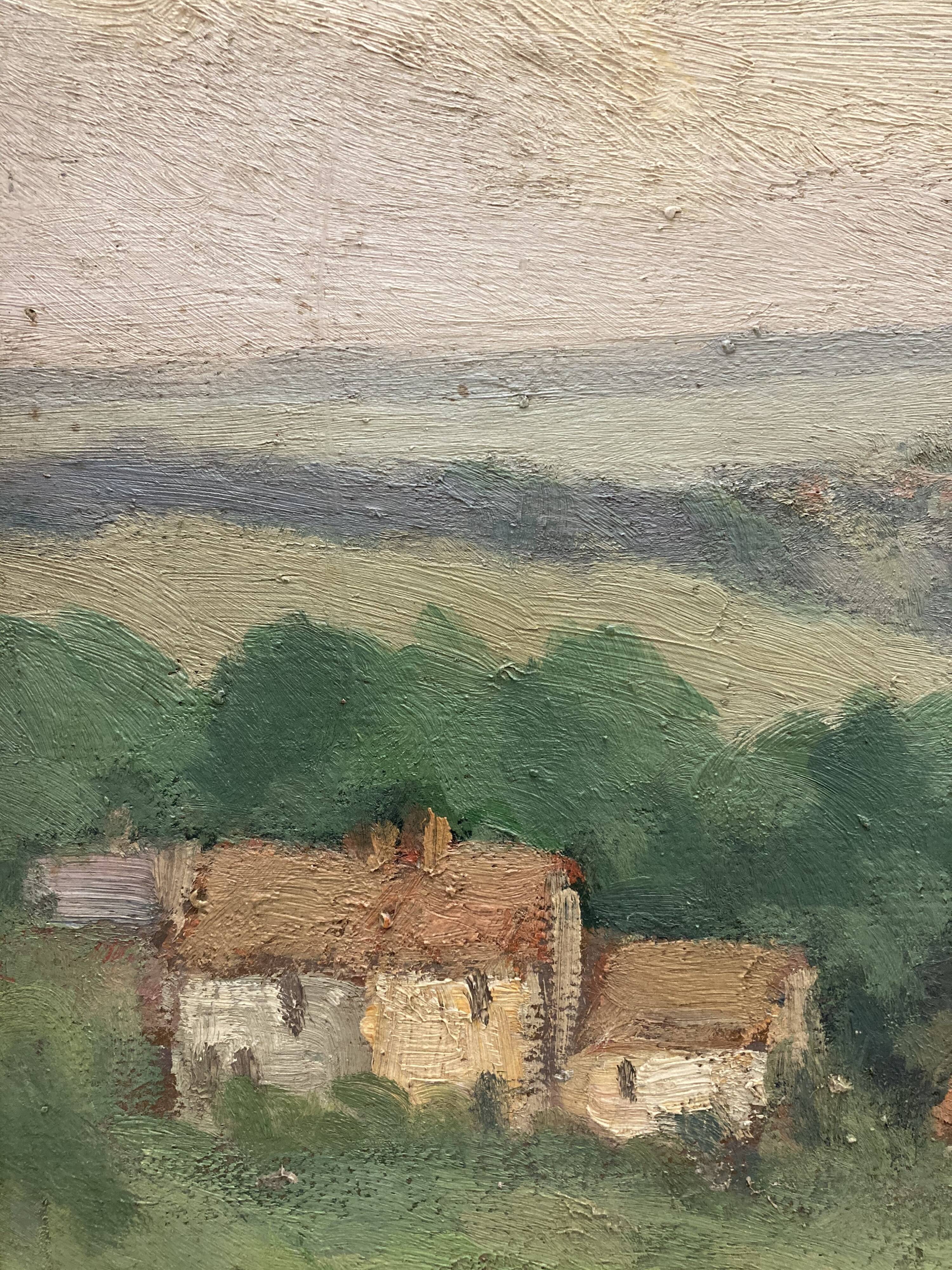 Signed landscape painting