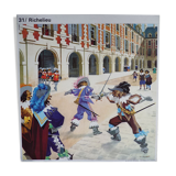 School poster, Richelieu - Mazarin