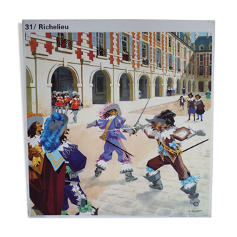 School poster, Richelieu - Mazarin
