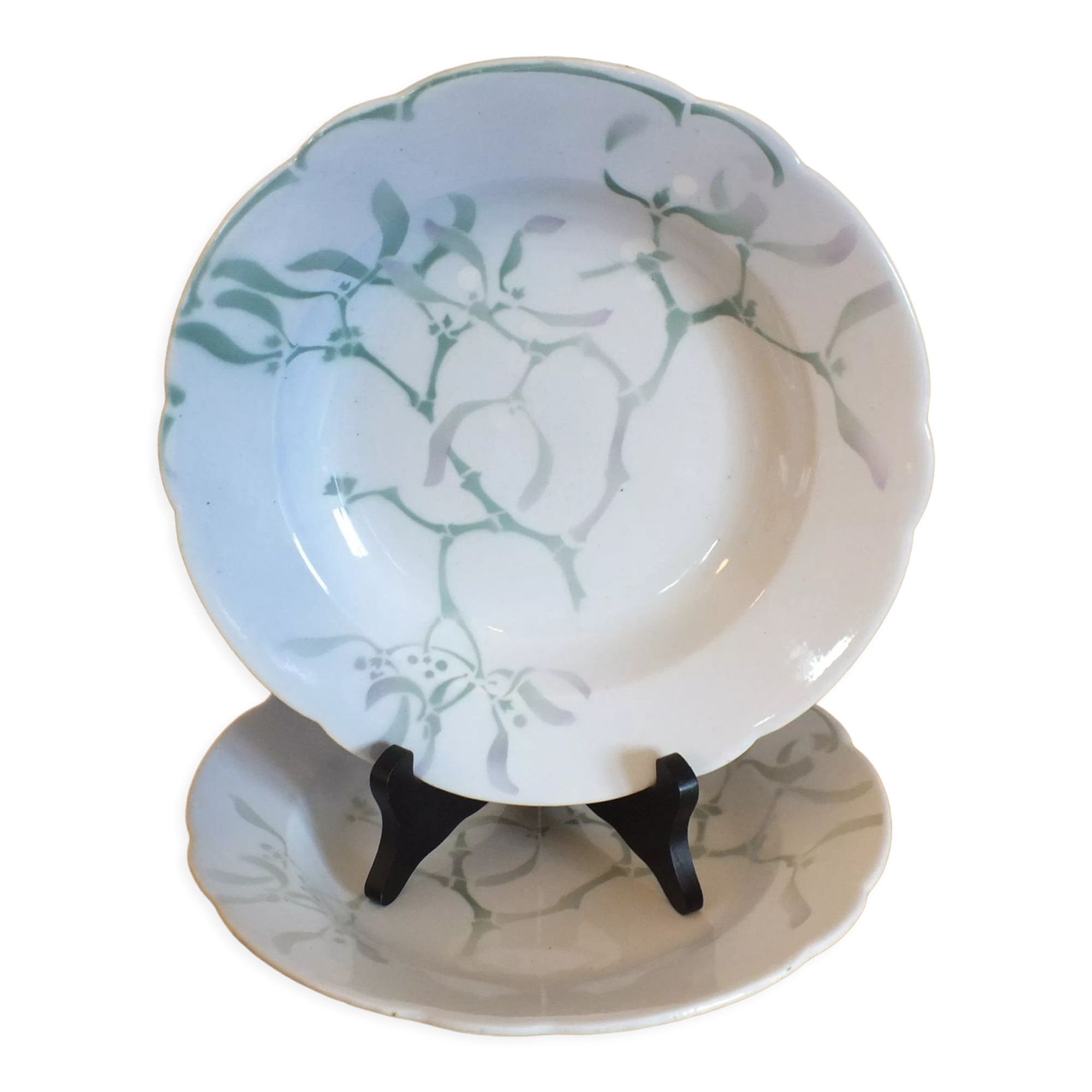 2 hollow plates Lunéville The political annals, guided by Edmond Lachenal