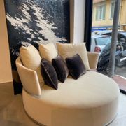 Antonio Citterio round swivel sofa Maxalto B&B Italia - Amoenus model