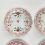 Lot de 4 assiettes anciennes en porcelaine Arita