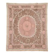 Vintage hand-embroidered tablecloth 138x155 cm