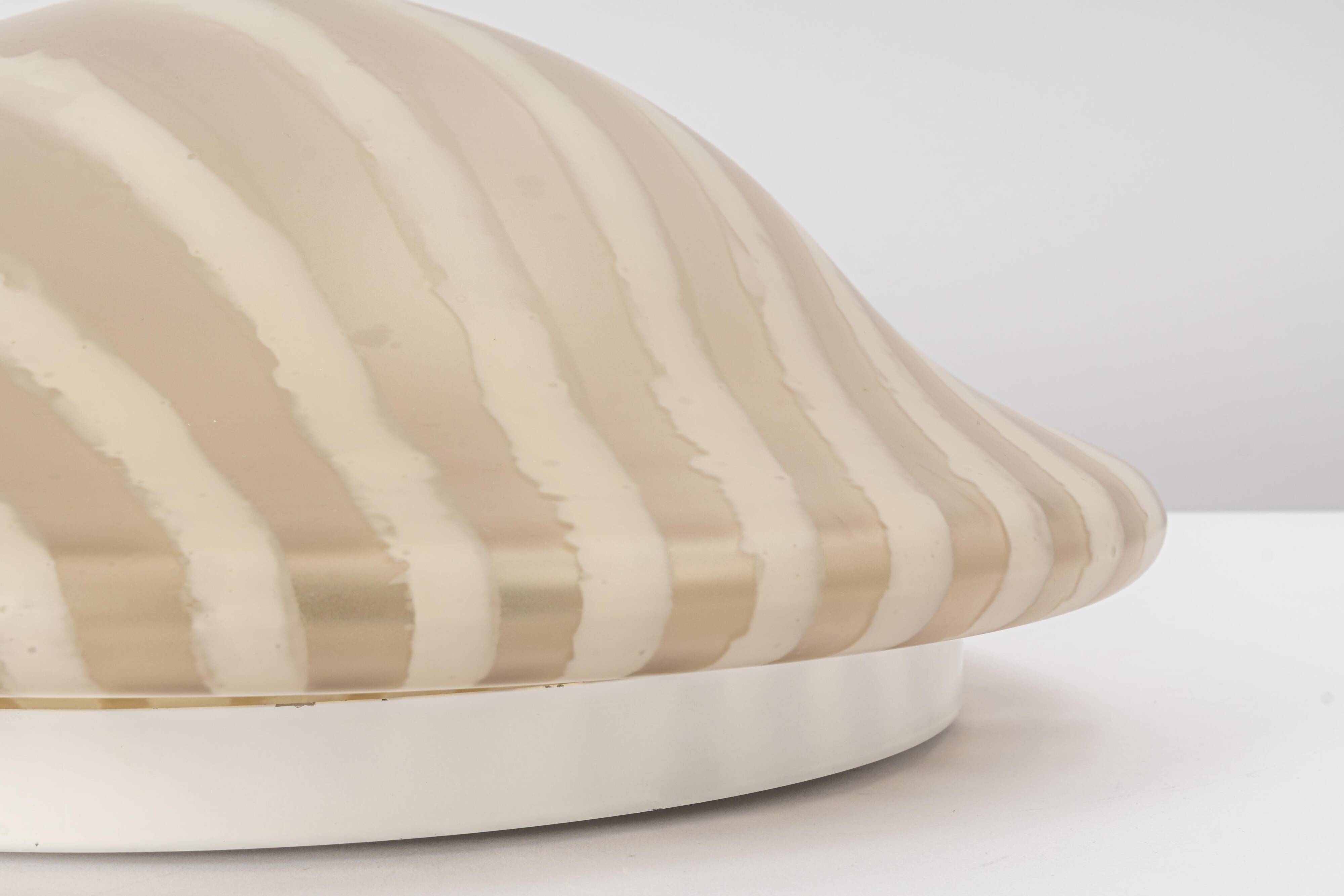 glass ceiling lights by Peill & Putzler, Germany, 1970s.