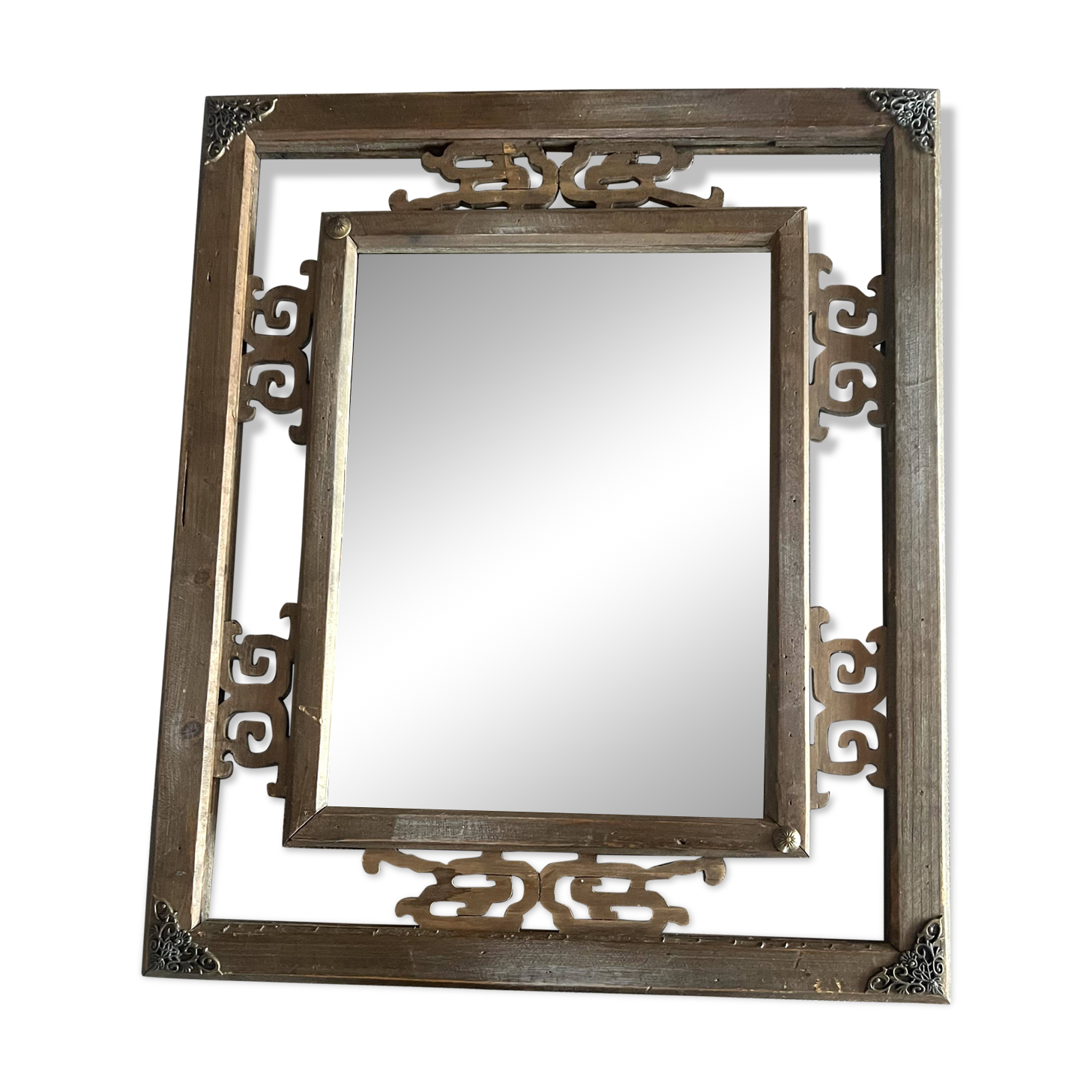 Vintage Chinese Asian Mirror