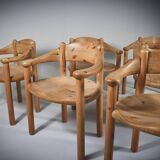 Dining chairs by Rainer Daumiller x 6, 1970s
