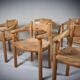 Chaises de salle à manger par Rainer Daumiller x 6, années 1970