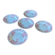 Pop-up Christmas 2022 - Set of 5 flat plates pink iron earth Saint-Amand
