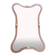 Miroir en verre de style Murano, miroir design – Simoeng, rose et