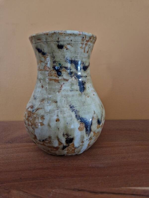 Eugène Lion (1867-1945), artist in Saint Amand en Puisaye - Stoneware vase