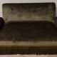 Banquette epoque 19 ieme velours vert