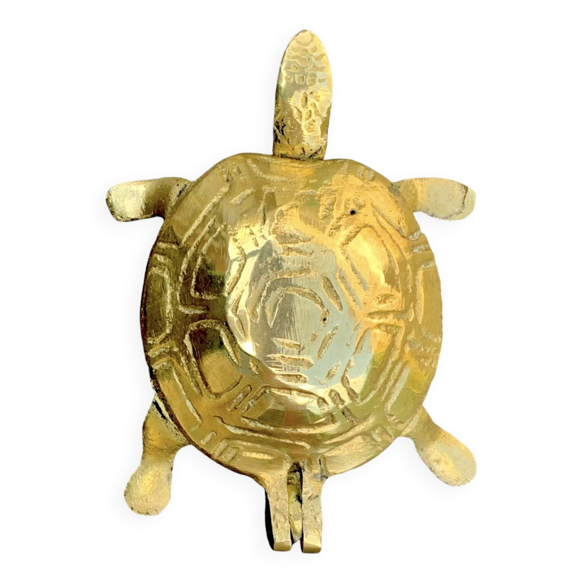 Brass "turtle" ashtray