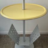 Post-Modern metal side table from the 1980s