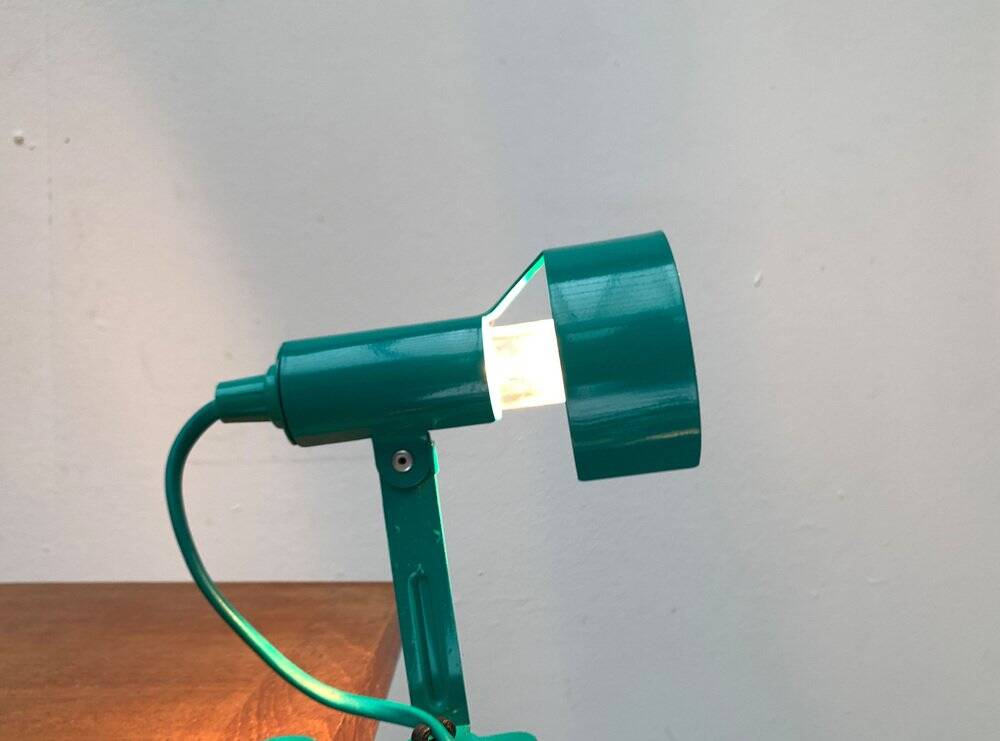 Postmodern clamp lamp in vintage Space style from Ikea, 1980s.