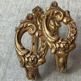 Louis XV style bronze coat hooks