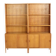 Paire de bibliothèques en teck années 60