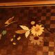 Set of Four Nesting Tables in Flower Marquetry circa 1900