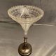 Vase bouquetière cornet in cut crystal Louis XVI style late nineteenth early twentieth