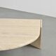 Large travertine coffee table, Italy circa 1970