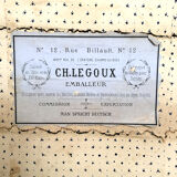 19th end wooden chest