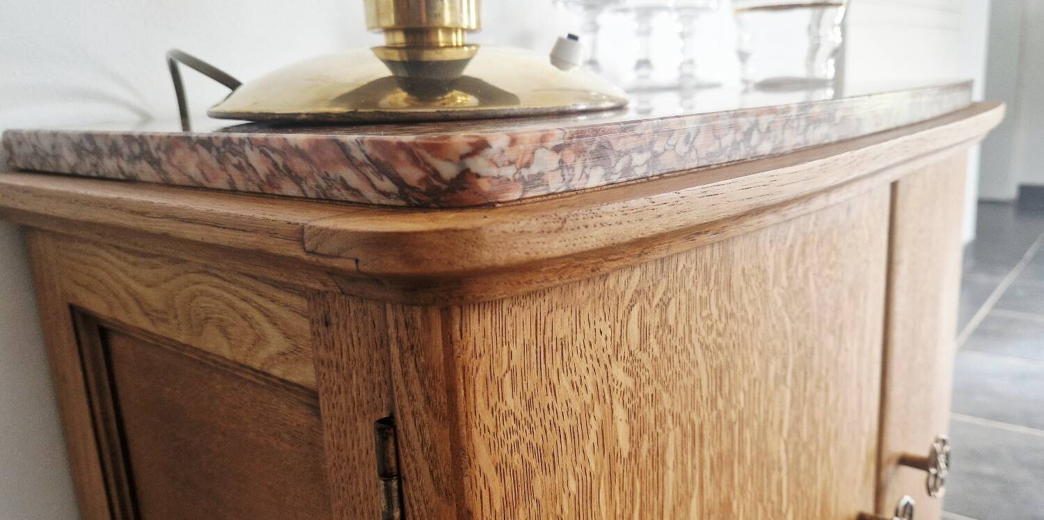 Art Deco style furniture - Oak and beech - 1950s