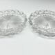 Pair of crystal bowls signed Baccarat – Diameter 13 cm