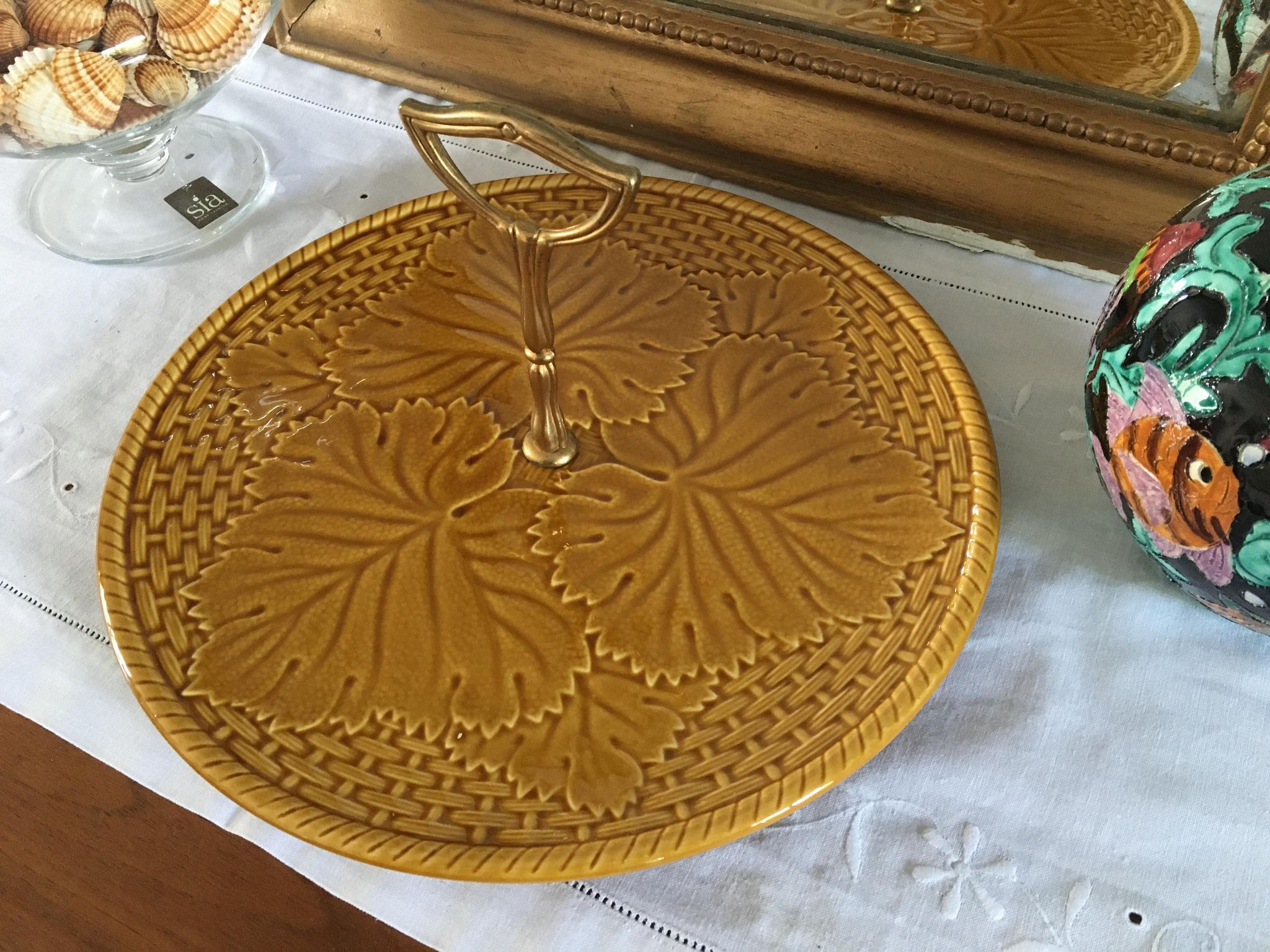 Gien vintage cheese platter