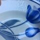 Set of 6 deep plates, Simone Moulin des Loups model