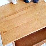 Old wooden drawer table