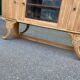Vintage wooden display cabinet art deco 1940s