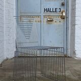 Max Sauze 1970s wire sculpture chair Made in France