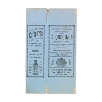 Old cardboard pharmacy medicine box, 1920/1930