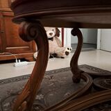 Oval coffee table