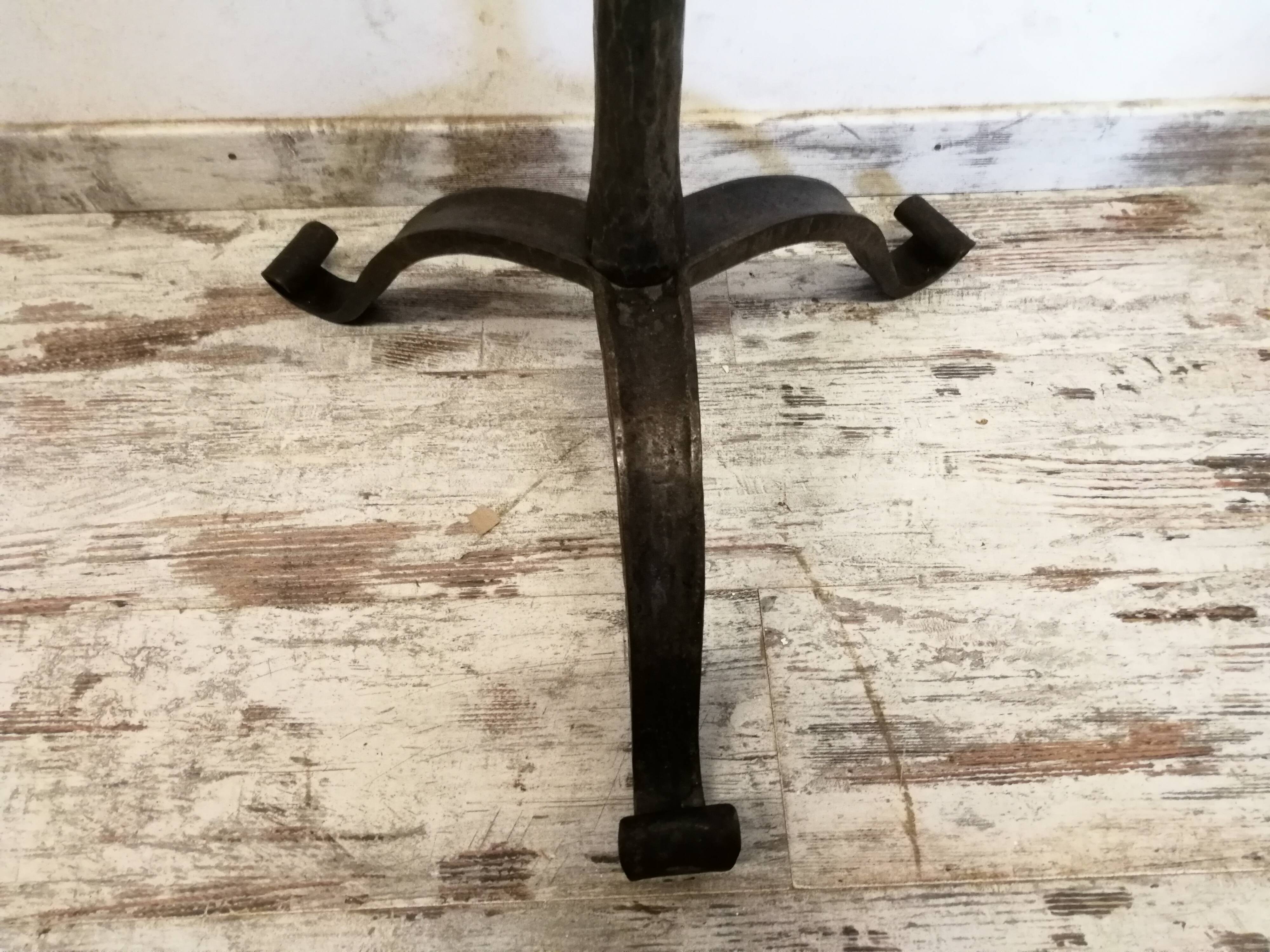 Wrought iron candelabra
