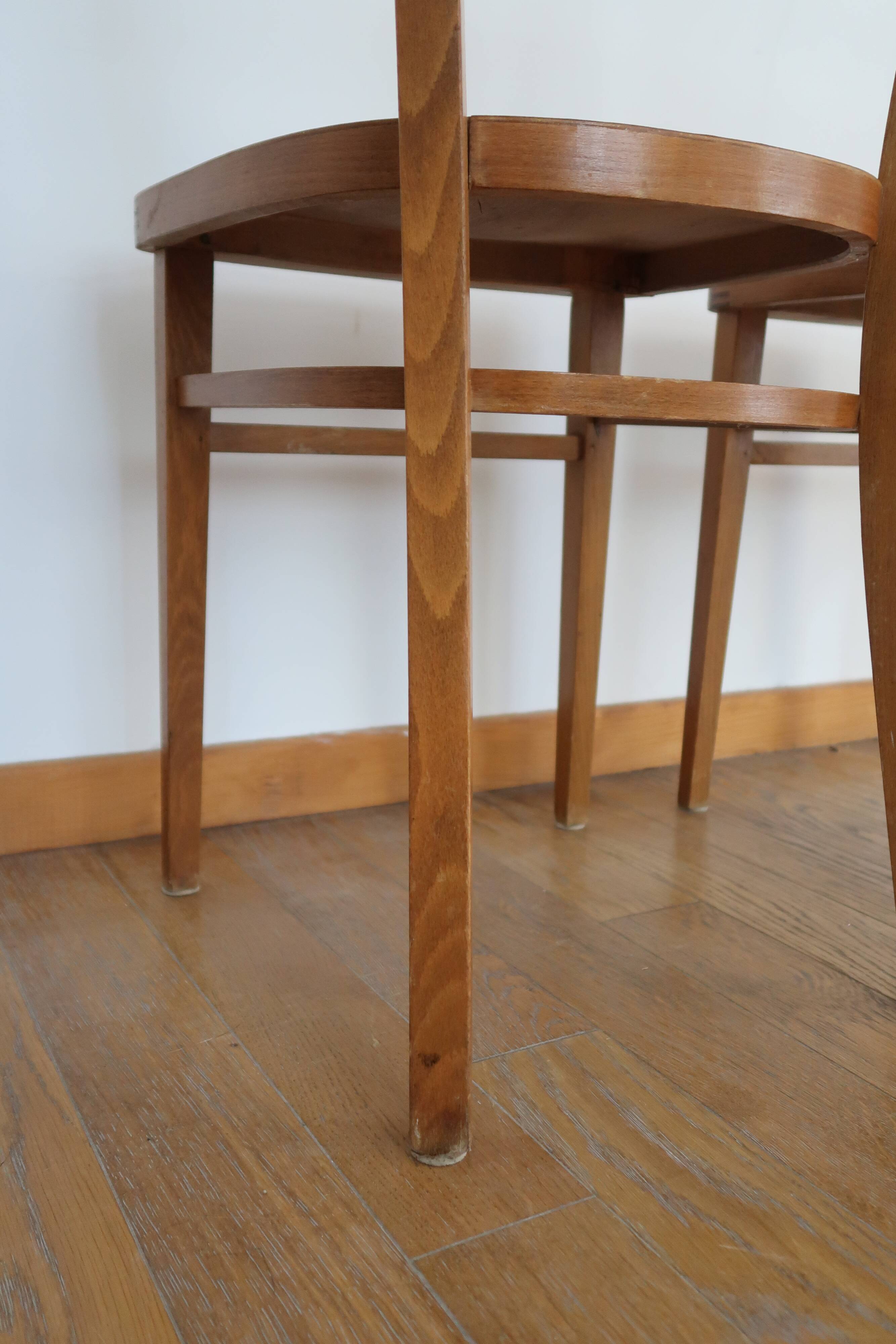 Paire de chaises bistrot scandinaves