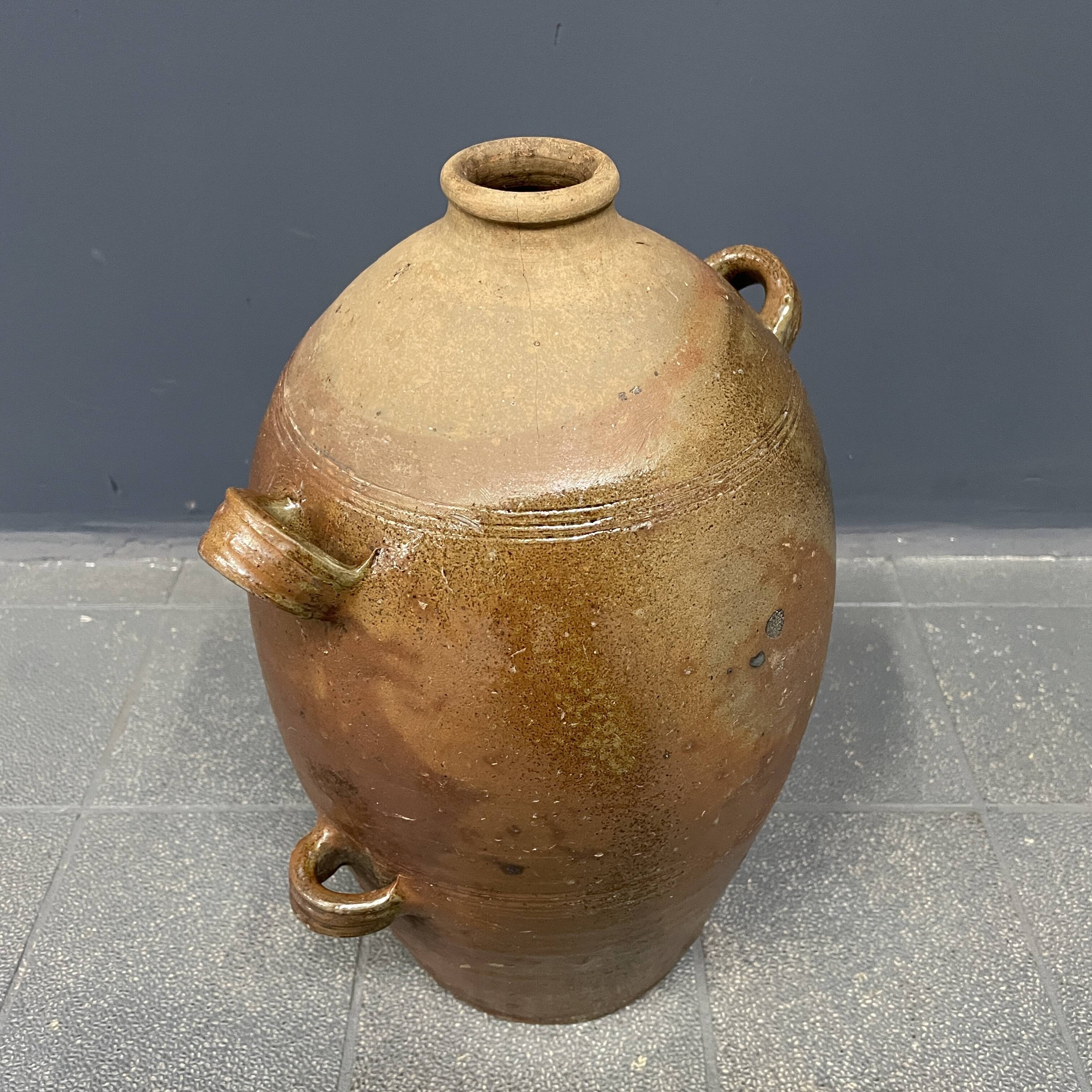 Large antique earthenware jug from Germany 18th century