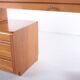 Bureau réglable en bois clair Moser