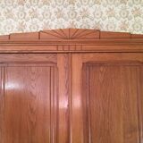 Wardrobe wood massive art deco